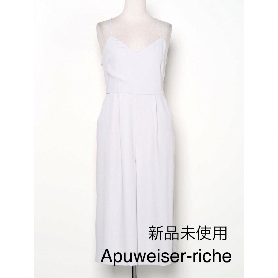 Apuweiser-riche(アプワイザーリッシェ)の未使用♦Apuweiser-riche バックフリルオールインワン レディースのパンツ(オールインワン)の商品写真