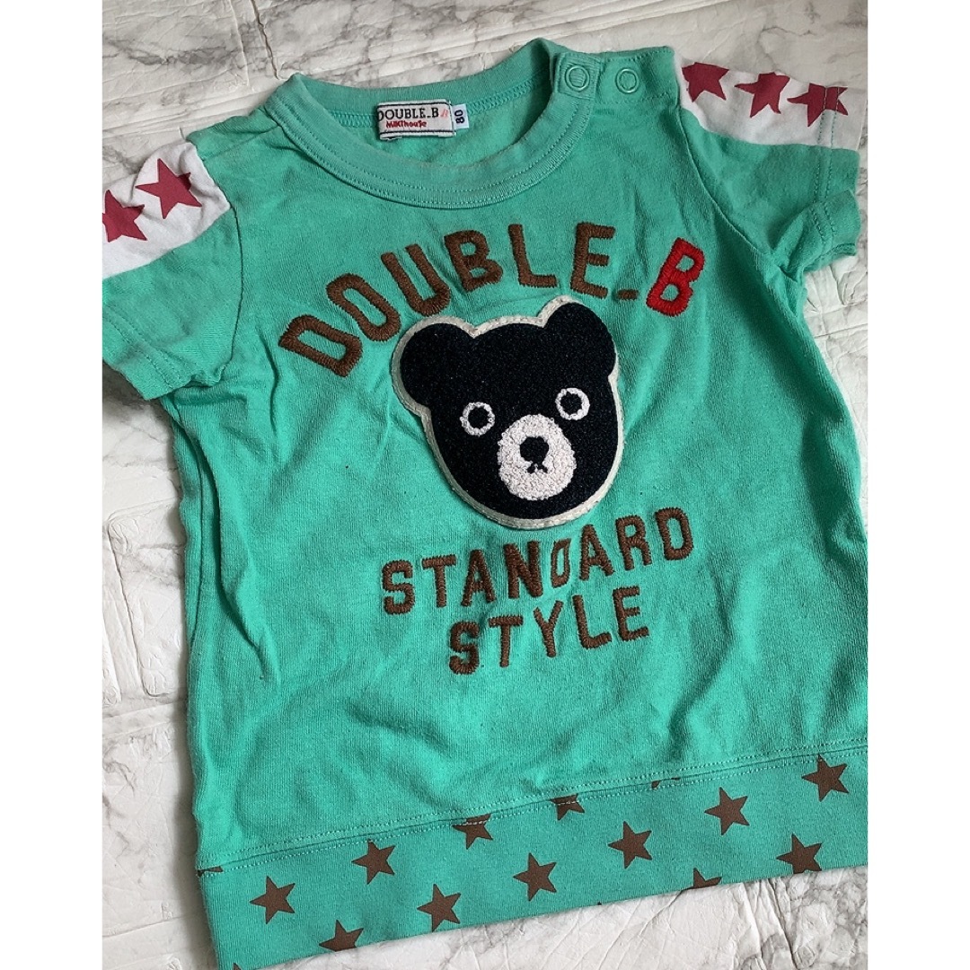 DOUBLE.B(ダブルビー)のダブルB Tシャツ キッズ/ベビー/マタニティのベビー服(~85cm)(Ｔシャツ)の商品写真