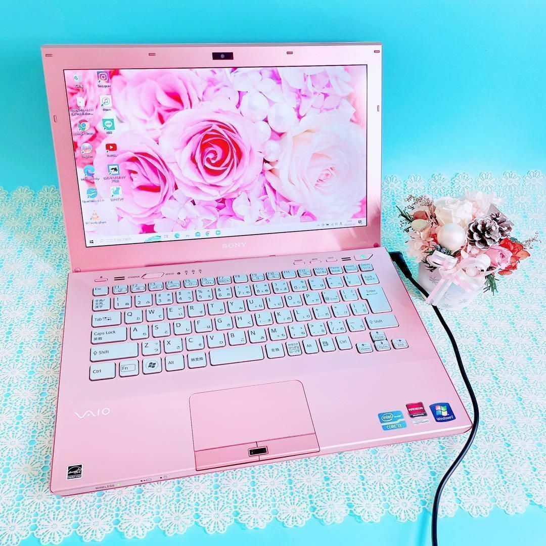 VAIO ピンク ノートパソコン-