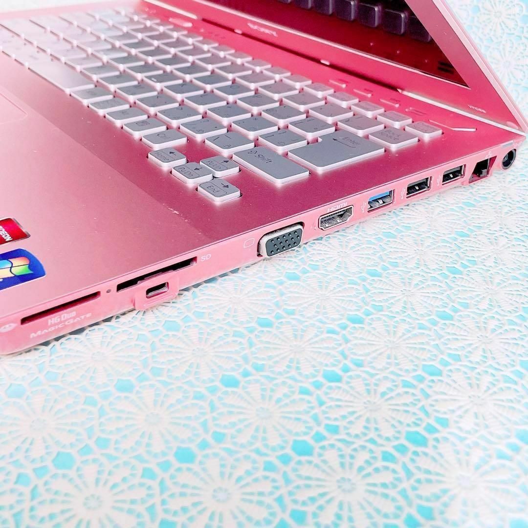 SONY - 携帯性抜群コンパクト✨カメラ VAIO薄型 可愛いピンクノート