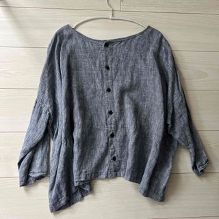 ビスクバイネストローブ(bisque by nest Robe)のりけ様専用　bisque by neat Robe リネントップス　カーデ　(シャツ/ブラウス(長袖/七分))