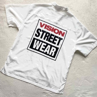 ヴィジョン ストリート ウェア(VISION STREET WEAR)の【VISION STREETWEAR】オーバーサイズ 開襟シャツ[L] ホワイト(シャツ)