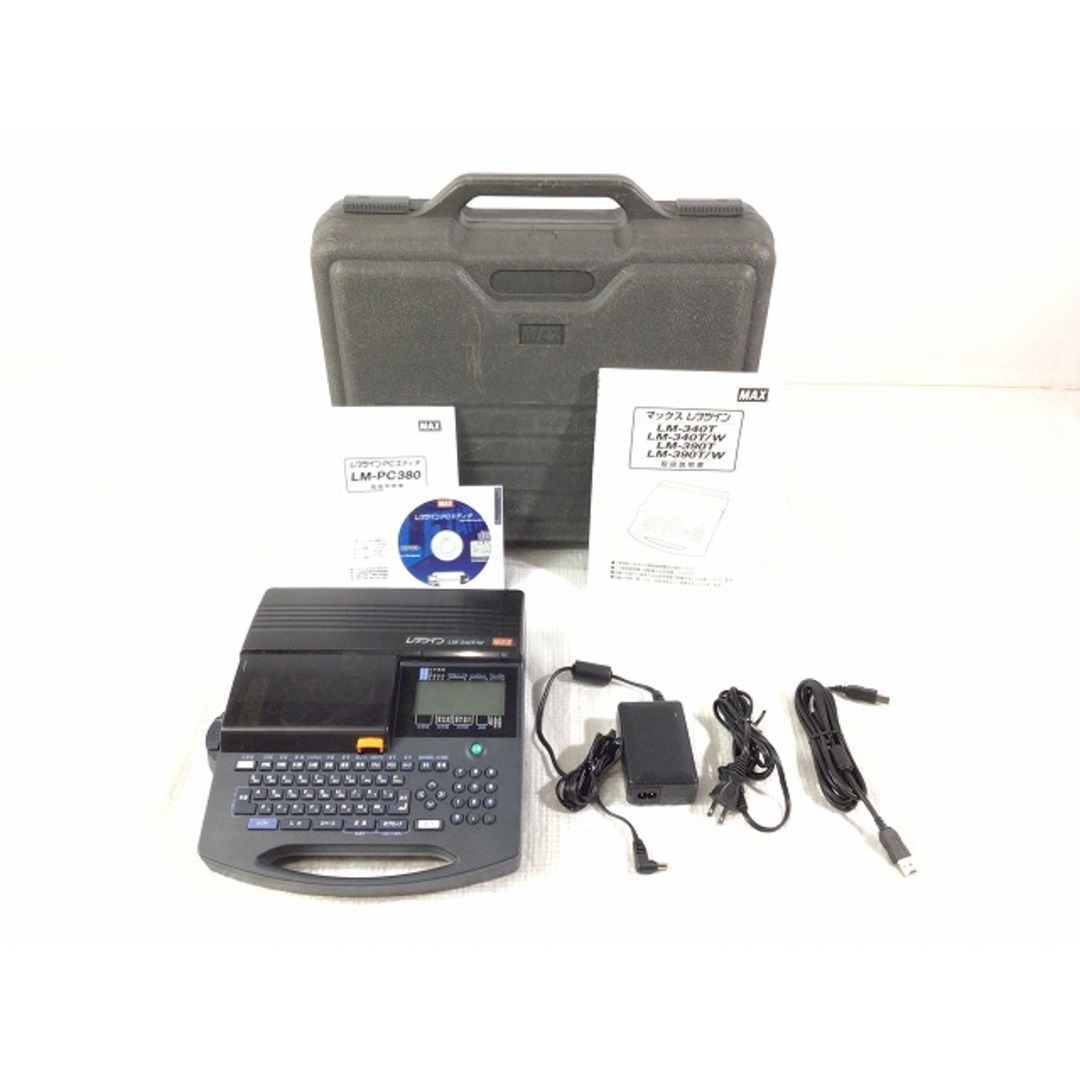 ☆美品☆MAX マックス レタツイン L-340T/W チューブマーカー テプラ 74006