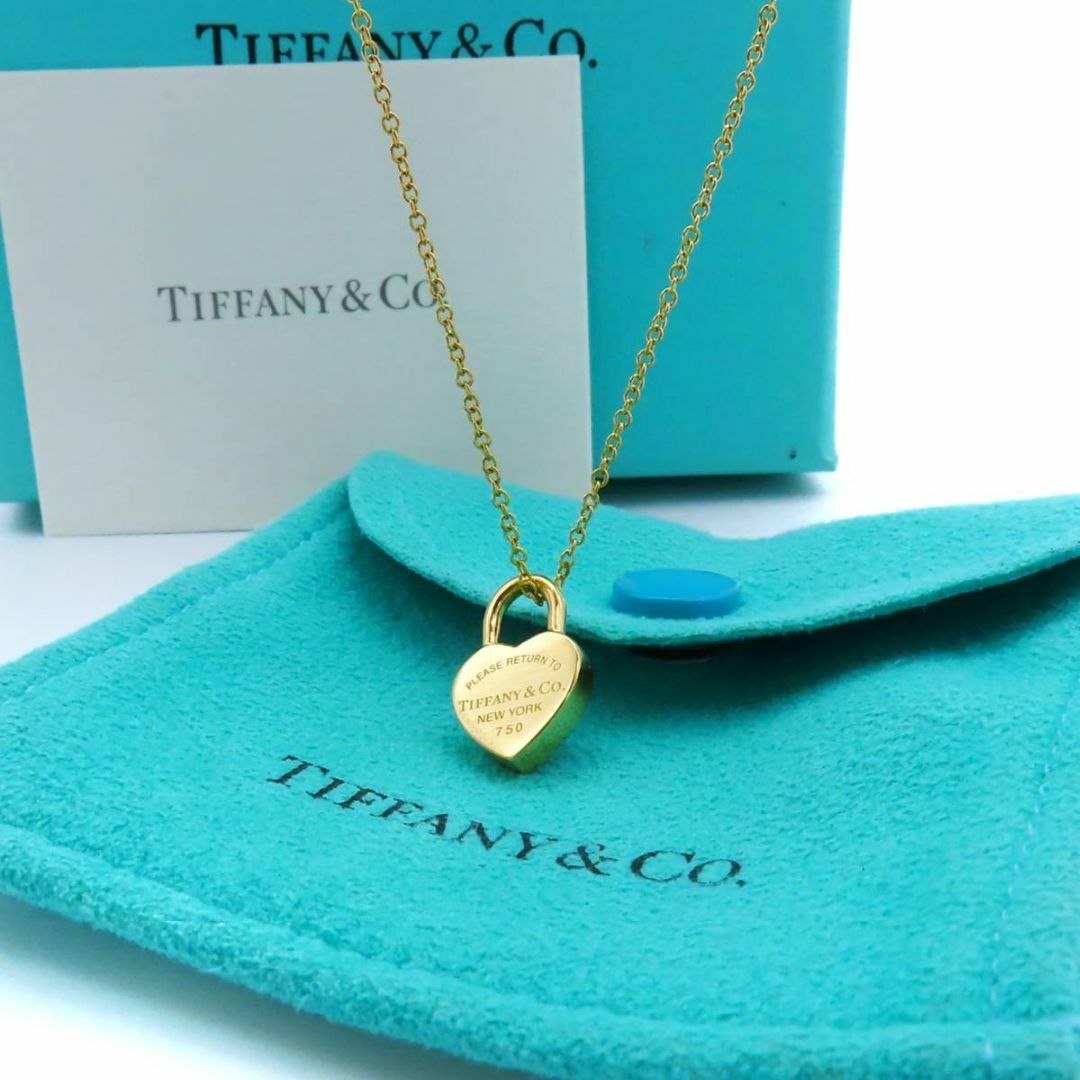 Tiffany & Co.(ティファニー)のティファニー リターントゥ ハート ロック ゴールド ネックレス MW40 レディースのアクセサリー(ネックレス)の商品写真