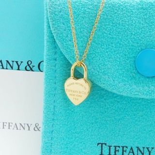 ティファニー(Tiffany & Co.)のティファニー リターントゥ ハート ロック ゴールド ネックレス MW40(ネックレス)