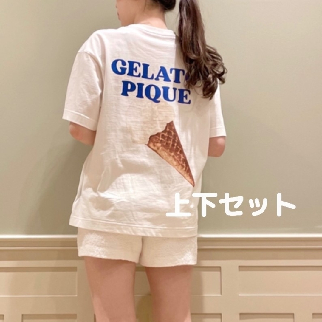 新品タグ付 ジェラートピケ Tシャツ＆ショートパンツ 2点セット-