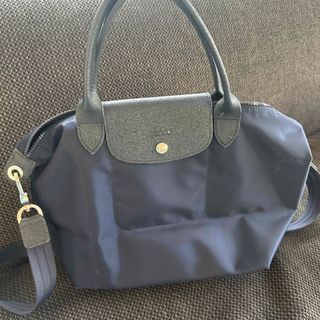 ロンシャン(LONGCHAMP)の【ロンシャン】ネイビーバッグ(ハンドバッグ)