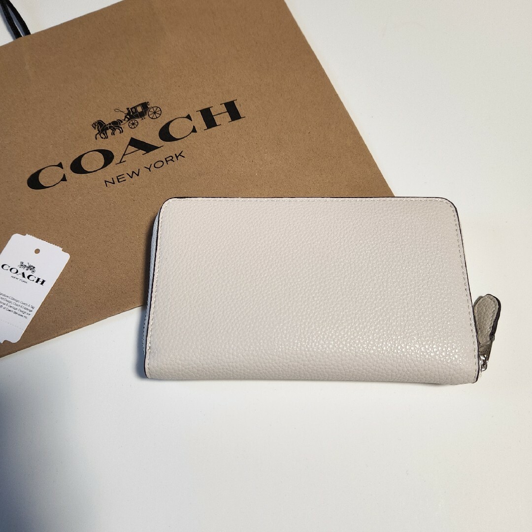 【新品】COACH コーチ 財布 ダンボ ホワイト