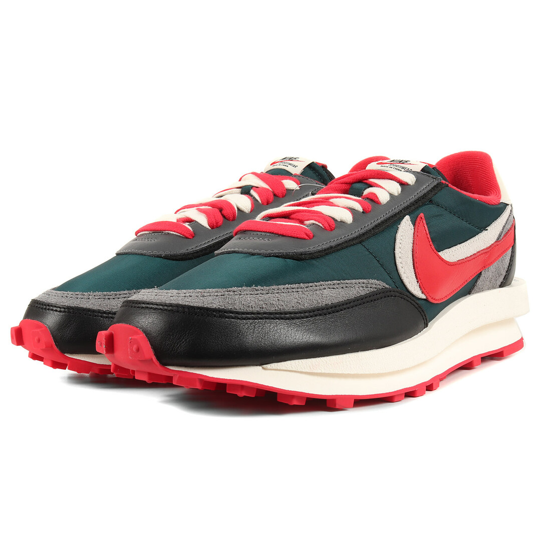 sacai(サカイ)のSacai サカイ サイズ:30.0cm NIKE UNDERCOVER LDWAFFLE / SU (DJ4877-300) 2021年秋冬 ナイキ アンダーカバー LDワッフル ミッドナイトスプルース ユニバーシティレッド US12 ローカット スニーカー コラボ  【メンズ】 メンズの靴/シューズ(スニーカー)の商品写真