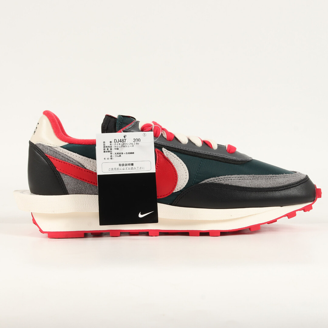 sacai(サカイ)のSacai サカイ サイズ:30.0cm NIKE UNDERCOVER LDWAFFLE / SU (DJ4877-300) 2021年秋冬 ナイキ アンダーカバー LDワッフル ミッドナイトスプルース ユニバーシティレッド US12 ローカット スニーカー コラボ  【メンズ】 メンズの靴/シューズ(スニーカー)の商品写真