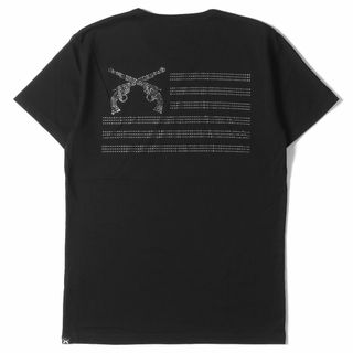 ロアー(roar)のroar ロアー Tシャツ サイズ:1 二丁拳銃 スタッズ ラインストーン クルーネック ブラック 黒 日本製 トップス カットソー 半袖 【メンズ】【中古】(Tシャツ/カットソー(半袖/袖なし))