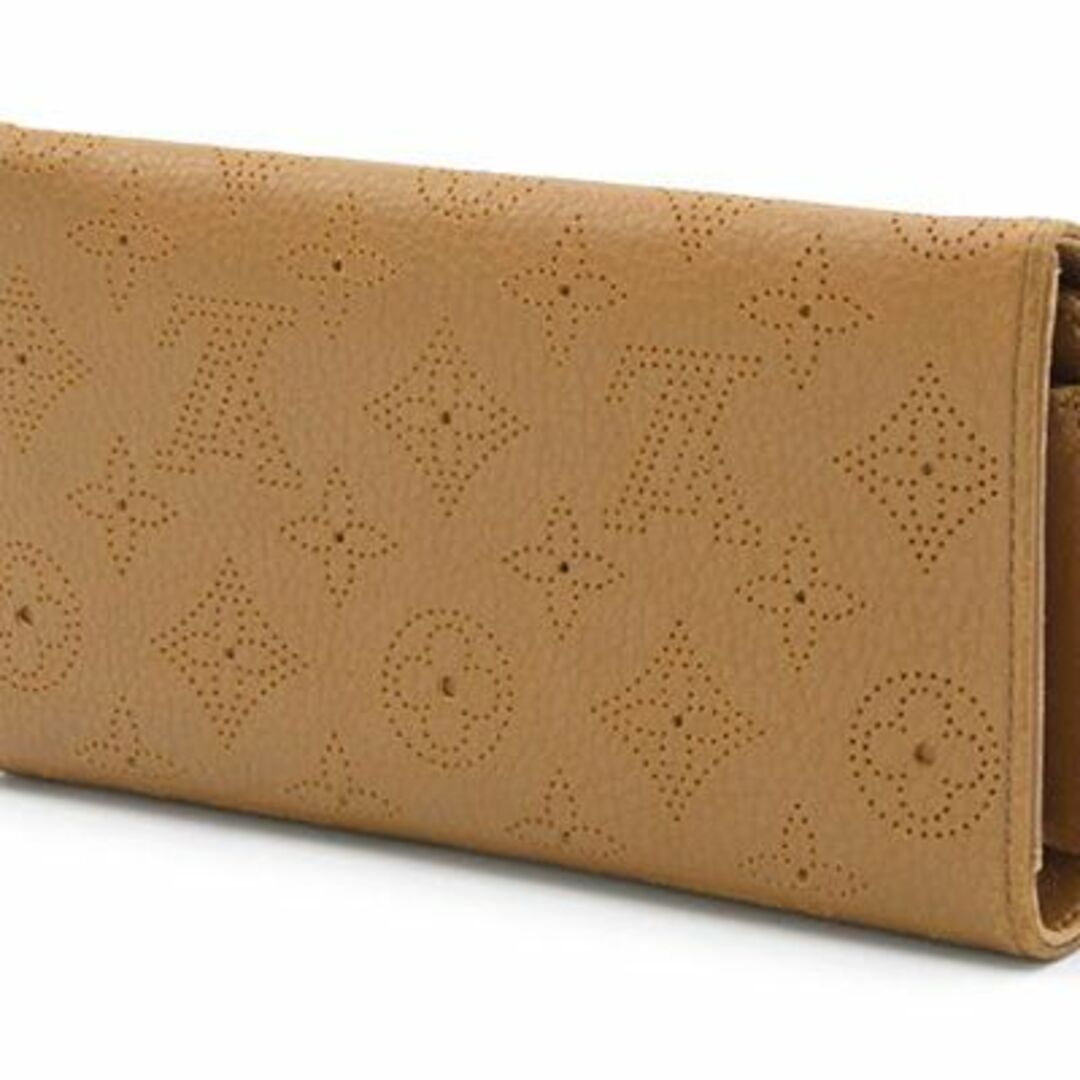 LOUIS VUITTON(ルイヴィトン)のルイヴィトン マヒナ ポルトフォイユ・アメリア コニャック長財布JJS02708 レディースのファッション小物(財布)の商品写真