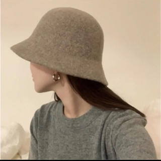 basic wool bucket hat(ハット)