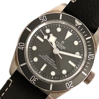 チュードル(Tudor)の　チューダー/チュードル TUDOR ブラックベイ フィフティエイト 79010SG ダークブラウン  SV925/レザー 自動巻き メンズ 腕時計(その他)