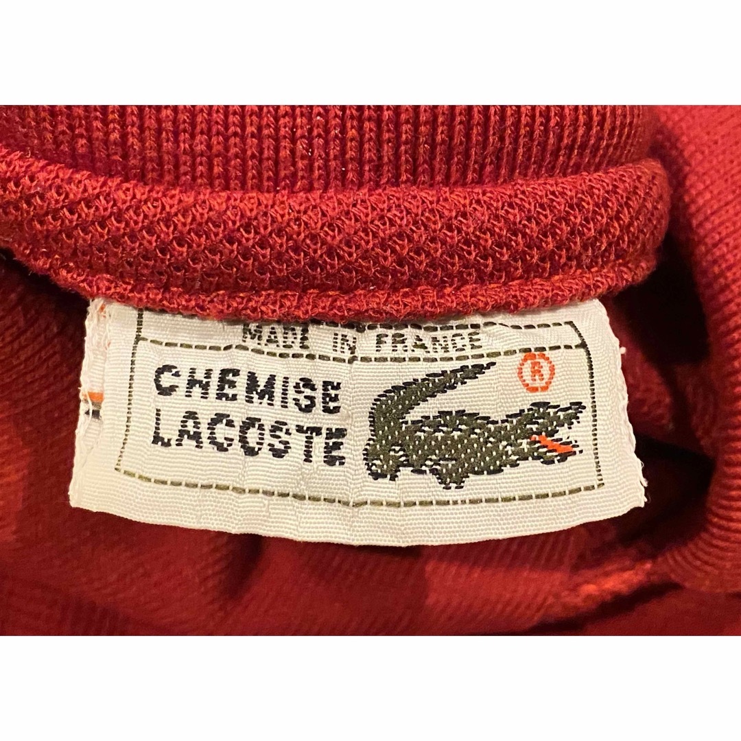 秋服　CHEMISE LACOSTE ハーフスナップ　文字ワニ　ラコステ　ゴルフ