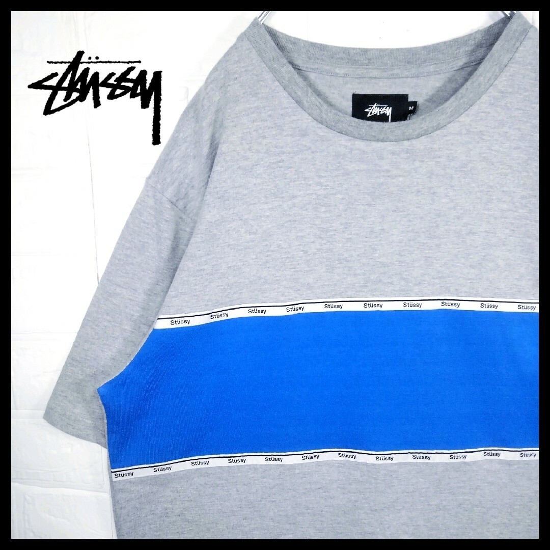 《STUSSY(ステューシー)》切り替えワンボーダー　Tシャツ【新品未使用】