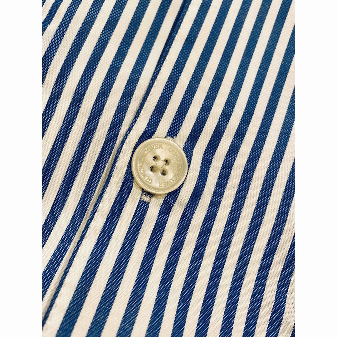 UNDERCOVER(アンダーカバー)の【美品】GU × UNDERCOVER パジャマシャツ M ストライプ 入手困難 メンズのトップス(シャツ)の商品写真
