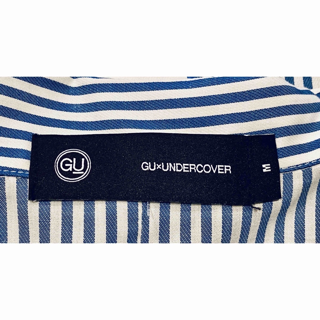 UNDERCOVER(アンダーカバー)の【美品】GU × UNDERCOVER パジャマシャツ M ストライプ 入手困難 メンズのトップス(シャツ)の商品写真