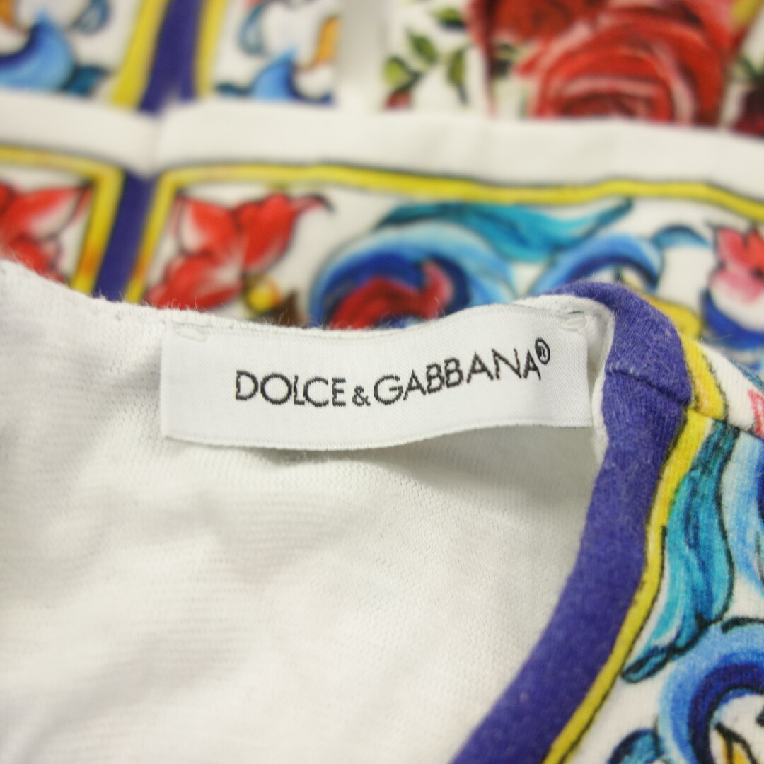 DOLCE&GABBANA(ドルチェアンドガッバーナ)のドルチェ&ガッバーナ ワンピース 花柄 キッズ 68-74cm【AFB23】 キッズ/ベビー/マタニティのベビー服(~85cm)(ワンピース)の商品写真