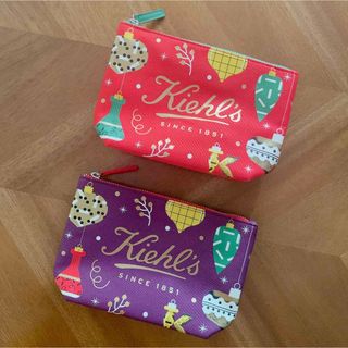 キールズ(Kiehl's)のKiehl's♡キールズ クリスマスコフレ限定ポーチ 2点セット(ポーチ)