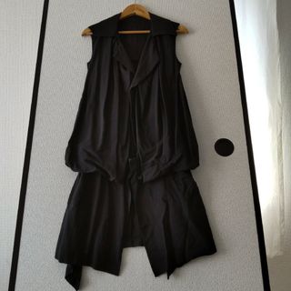 ヨウジヤマモト(Yohji Yamamoto)の☆Yohji Yamamoto☆パリコレ/LOOK掲載/スリーブレスドレス(その他)