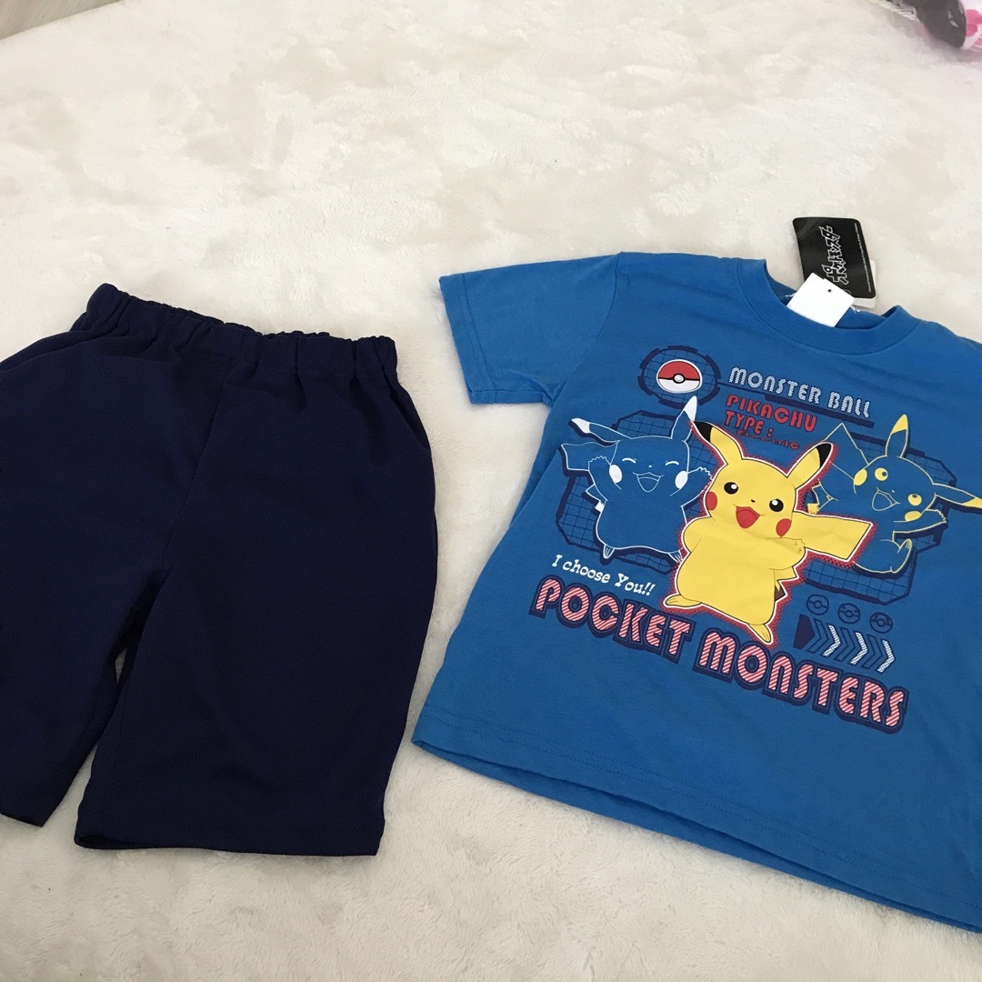 新品未使用 ポケモン ピカチュウ イーブイ 半袖パジャマ 女の子 110センチ 通販 ポケモン ピカチュウ 半袖パジャマ 110