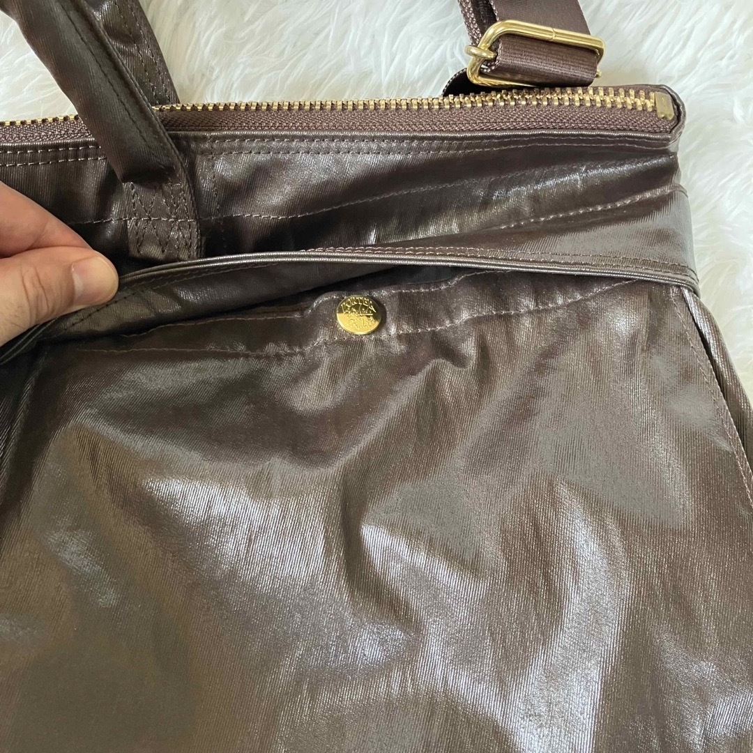ヒート 【美品】PORTER ポーター LUGGAGE LABELトートバッグ | www
