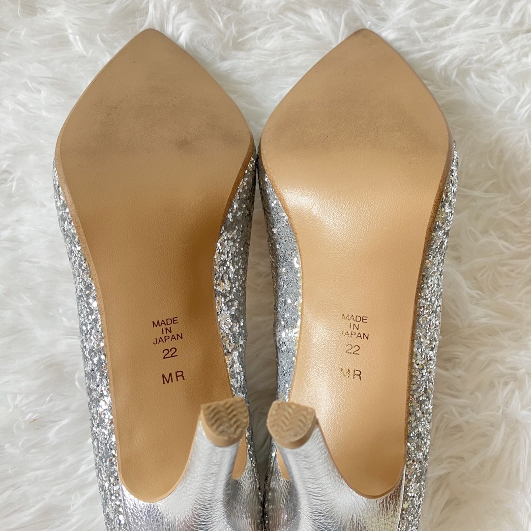 DIANA - 【美品】DIANA ダイアナ グリッターパンプス size22.0cmの通販