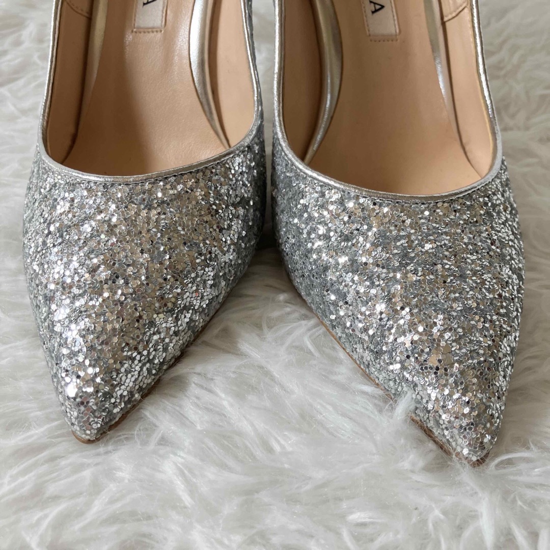 DIANA - 【美品】DIANA ダイアナ グリッターパンプス size22.0cmの通販