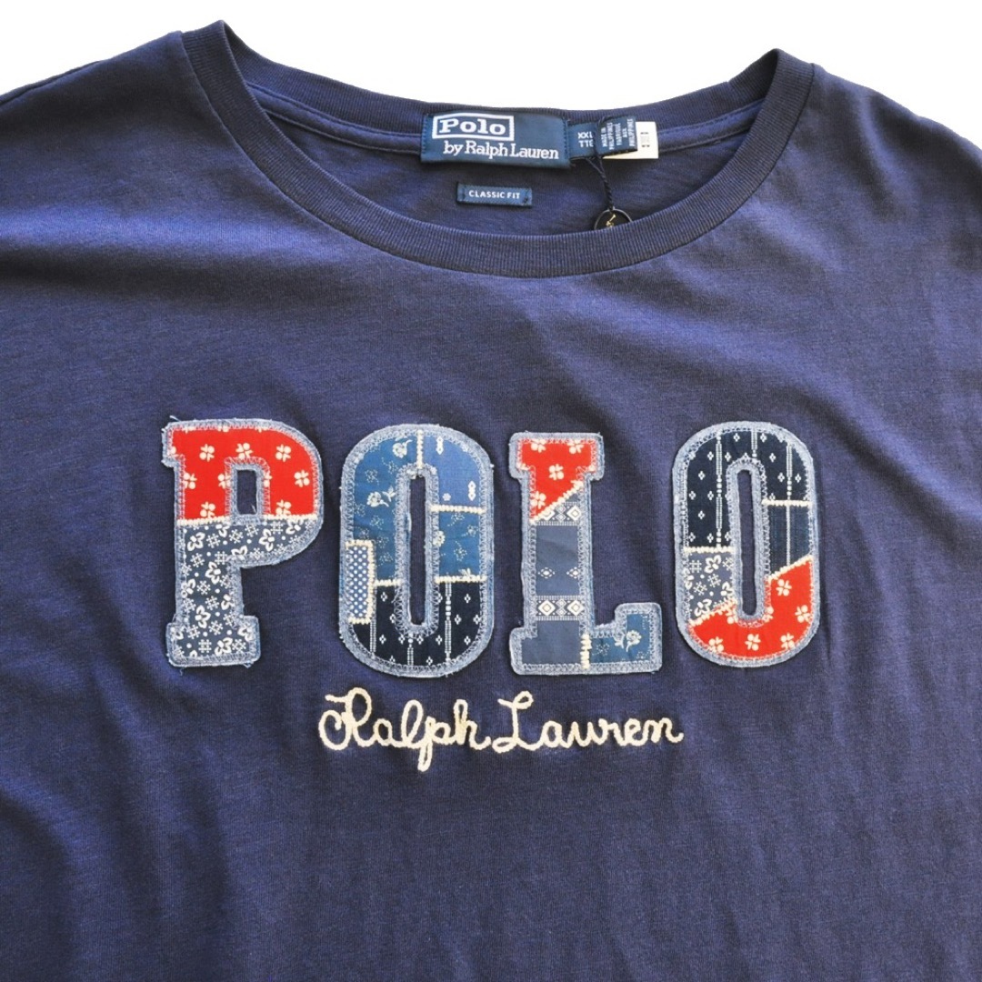 Ralph Lauren(ラルフローレン)のRalph Laurenラルローレン POLO PATCHWORK LOGO T メンズのトップス(Tシャツ/カットソー(半袖/袖なし))の商品写真