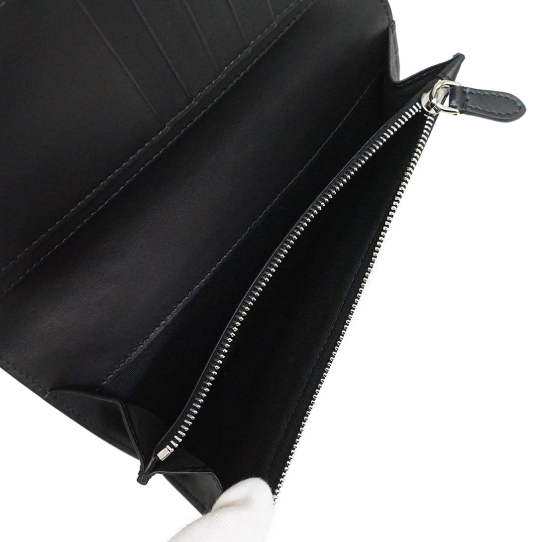 BURBERRY - バーバリー TB モノグラム ロゴ 二つ折り長財布 レザー