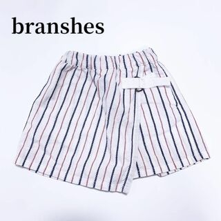 ブランシェス(Branshes)のbranshesブランシェスストライプキュロットスカートパンツズボン子供服80(パンツ)