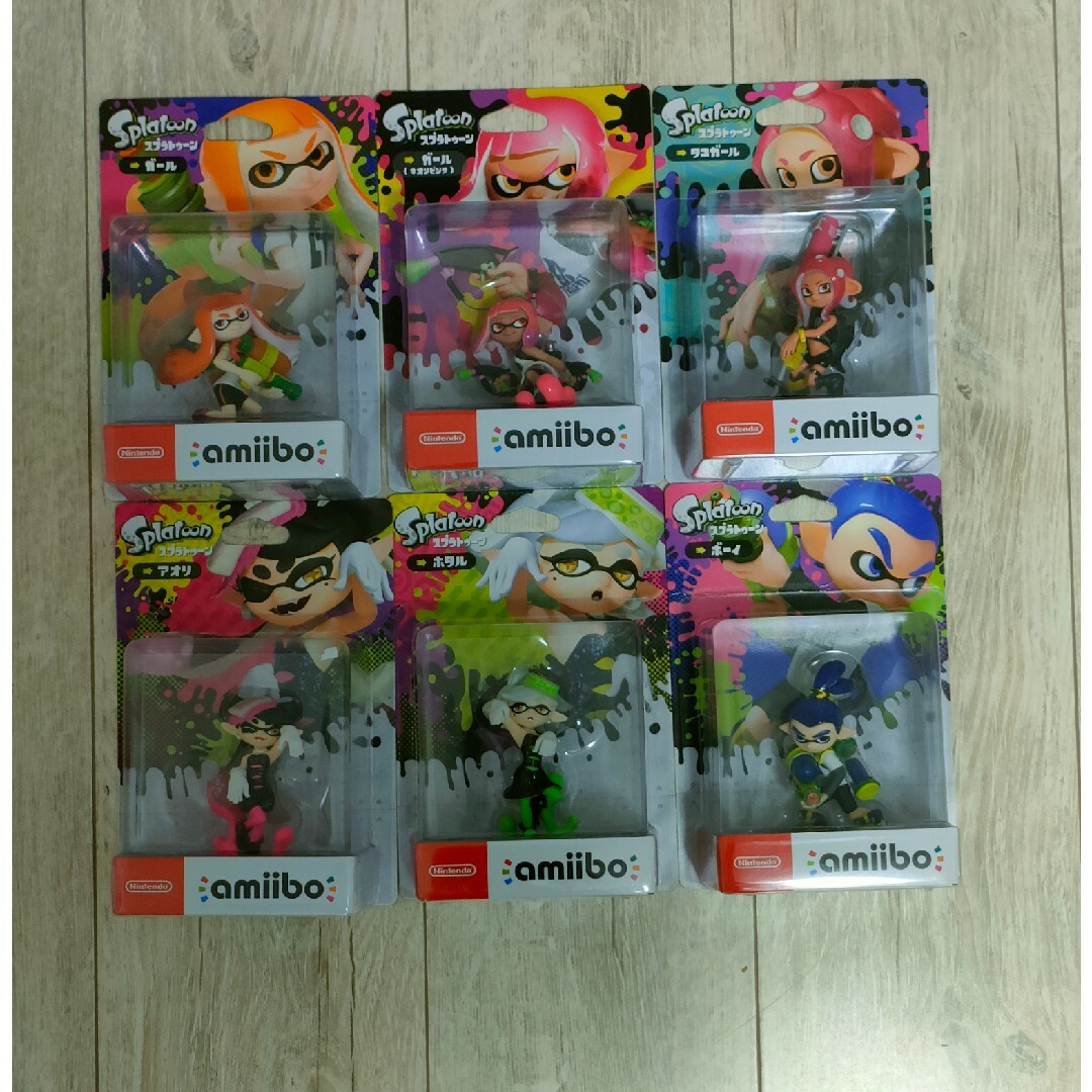 匿名配送】amiibo スプラトゥーン 6個セット アミーボ - www