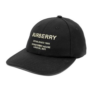 バーバリー(BURBERRY)の新品 バーバリー BURBERRY 帽子 ベースボールキャップ ブラック/ベージュ(キャップ)