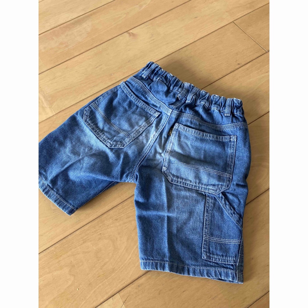 F.O.KIDS(エフオーキッズ)のエフオーキッズ  デニム　ハーフパンツ　イエローパンツ キッズ/ベビー/マタニティのキッズ服男の子用(90cm~)(パンツ/スパッツ)の商品写真