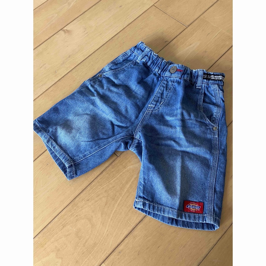 F.O.KIDS(エフオーキッズ)のエフオーキッズ  デニム　ハーフパンツ　イエローパンツ キッズ/ベビー/マタニティのキッズ服男の子用(90cm~)(パンツ/スパッツ)の商品写真