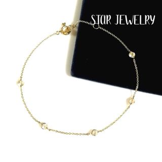 スタージュエリー(STAR JEWELRY)の(美品)スタージュエリーK10YG ブレスレット(ブレスレット/バングル)