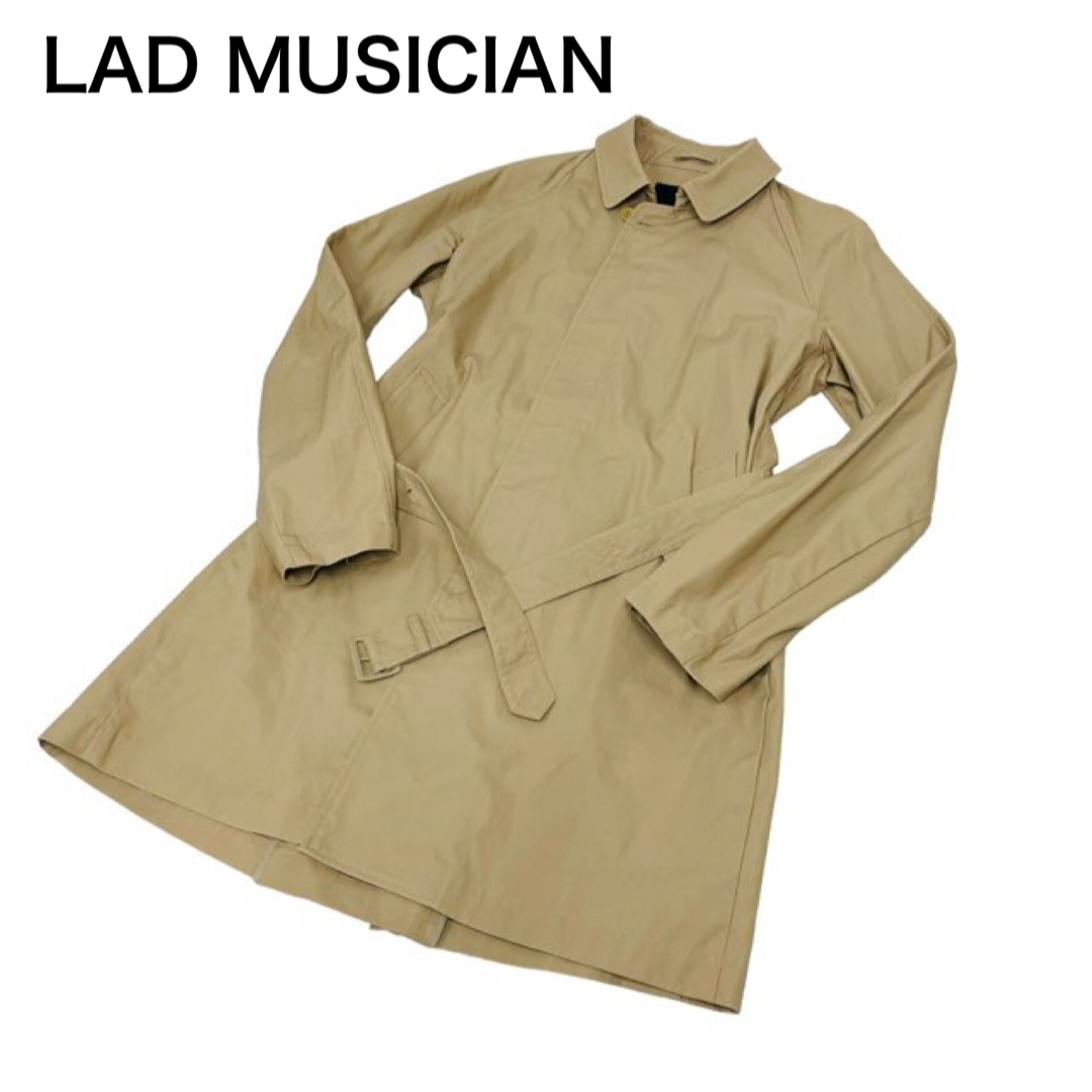 LAD MUSICIAN(ラッドミュージシャン)の【撥水加工】ラッドミュージシャン トレンチコート　46 ベージュ メンズのジャケット/アウター(トレンチコート)の商品写真