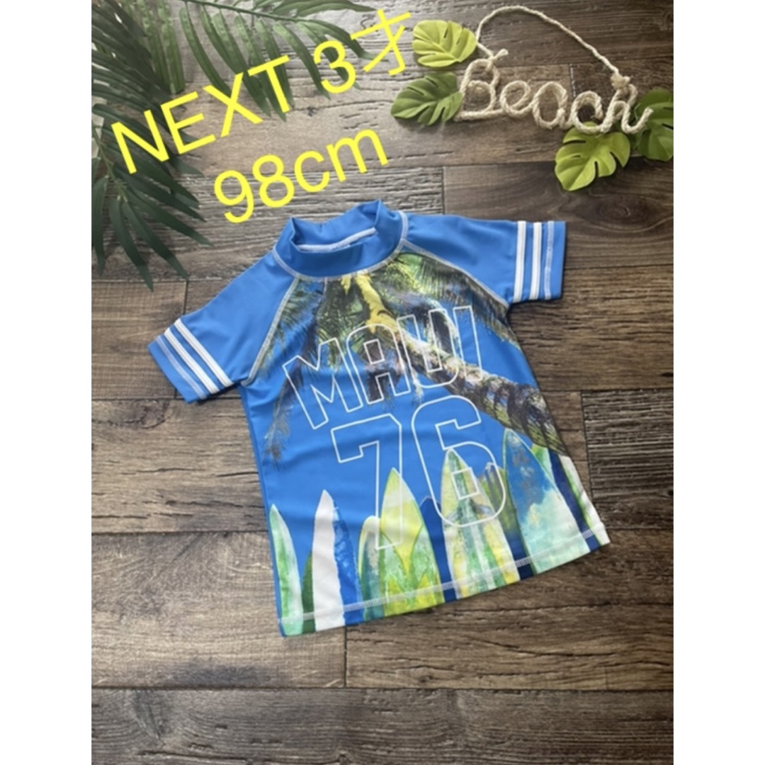 NEXT(ネクスト)の☀︎Next3才ポスターみたいなラッシュガード98cm キッズ/ベビー/マタニティのキッズ服男の子用(90cm~)(水着)の商品写真