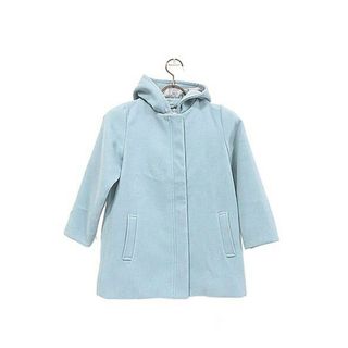 グローバルワーク(GLOBAL WORK)の【中古】GLOBAL WORK グローバルワーク 子供服 キッズ コートブルー 秋冬 ジップアップ フード取外し可 L 110-120cm(ジャケット/上着)