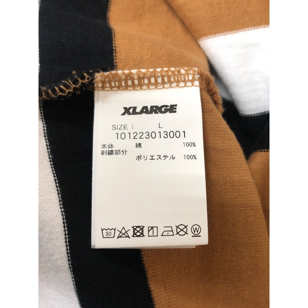 XLARGE(エクストララージ)の〇〇X-LARGE エクストララージ メンズ シャツ ラガーシャツ サイズL ブラウン×ブラック×ホワイト メンズのトップス(シャツ)の商品写真