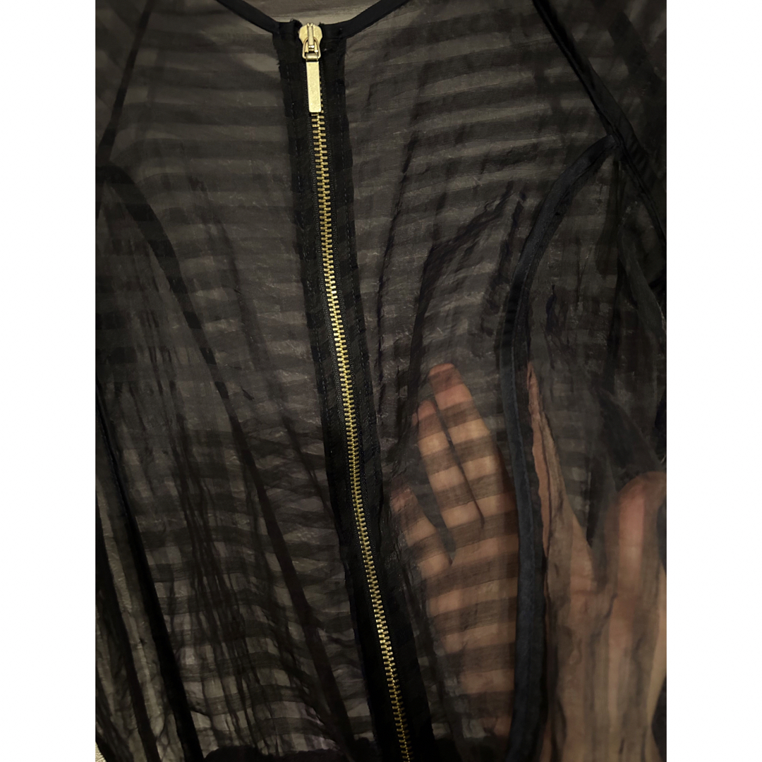 ZARA(ザラ)のZARA ザラ　シースルーブルゾン　シアー　薄手 レディースのジャケット/アウター(ブルゾン)の商品写真