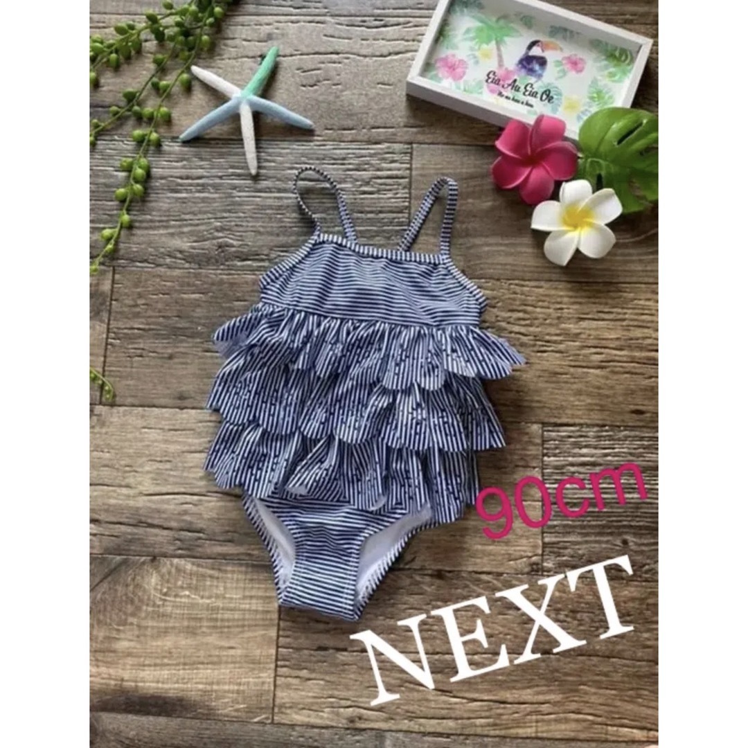 NEXT(ネクスト)の☀︎Next 90cmふりふりワンピース水着18-24m キッズ/ベビー/マタニティのキッズ服女の子用(90cm~)(水着)の商品写真