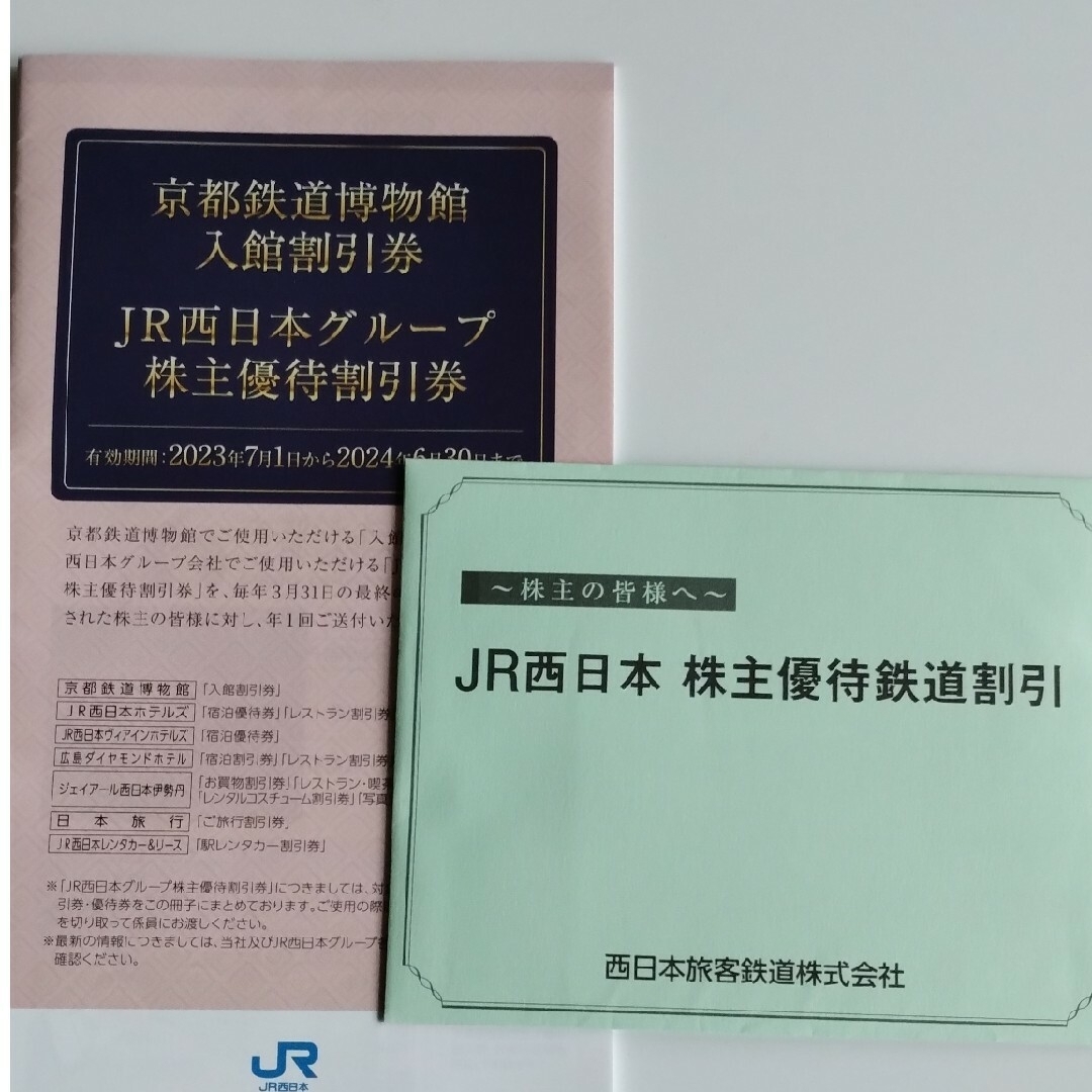 JR西日本 株主優待鉄道割引券…4枚 - その他