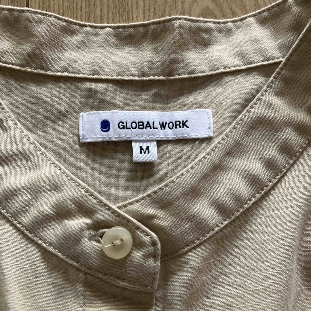 GLOBAL WORK(グローバルワーク)のグローバルワーク　ノースリーブシャツ レディースのトップス(シャツ/ブラウス(半袖/袖なし))の商品写真