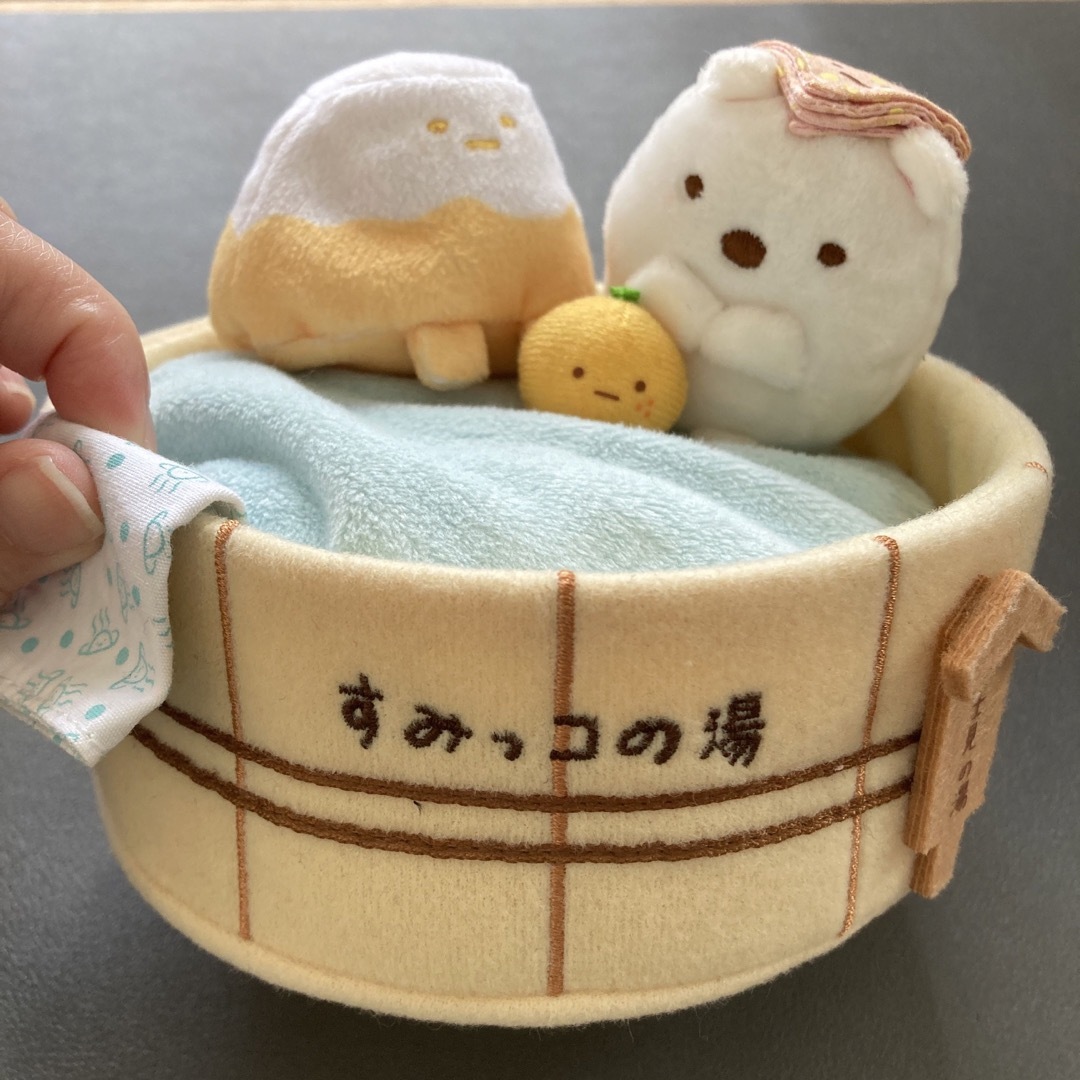 すみっコぐらし(スミッコグラシ)のすみっコぐらし てのり シーン ぬいぐるみ すみっコの湯 あかふじ やま 富士見 エンタメ/ホビーのおもちゃ/ぬいぐるみ(キャラクターグッズ)の商品写真