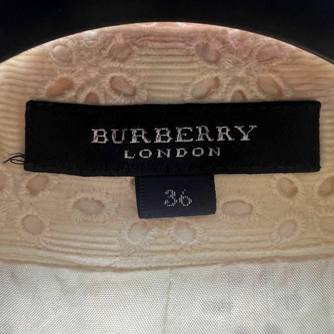 BURBERRY - 【良品】BURBERRY LONDON コットンレーストレンチコート 36
