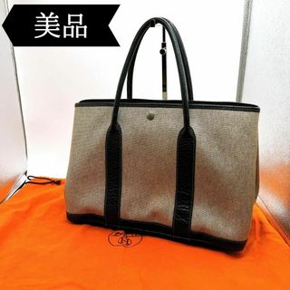 ◇エルメス◇ガーデンパーティ/PM/ブランド/トートバッグ/刻印:□F tic