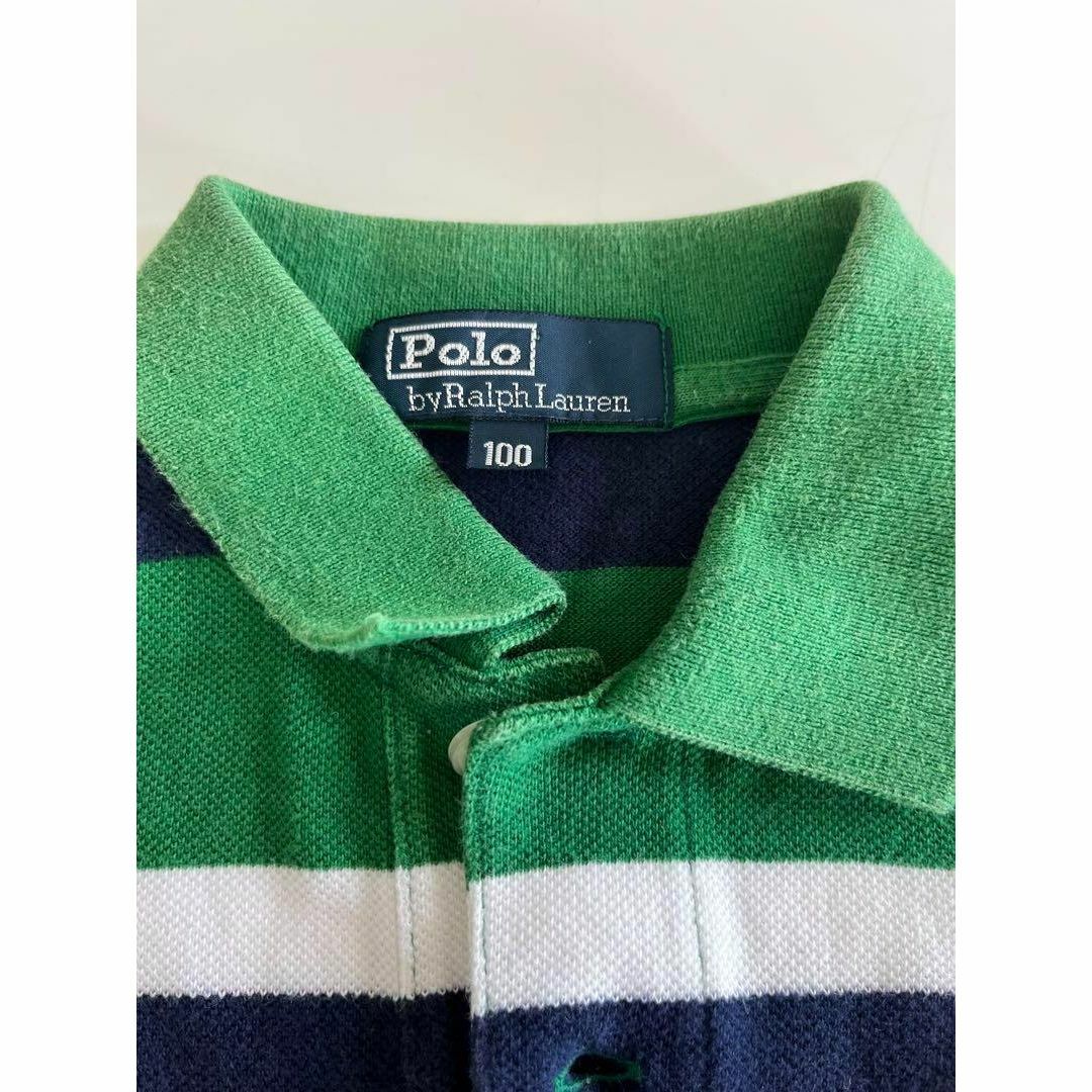 POLO RALPH LAUREN(ポロラルフローレン)のPOLO Ralph Lauren ポロシャツ刺繍ロゴ  100cm キッズ/ベビー/マタニティのキッズ服男の子用(90cm~)(Tシャツ/カットソー)の商品写真