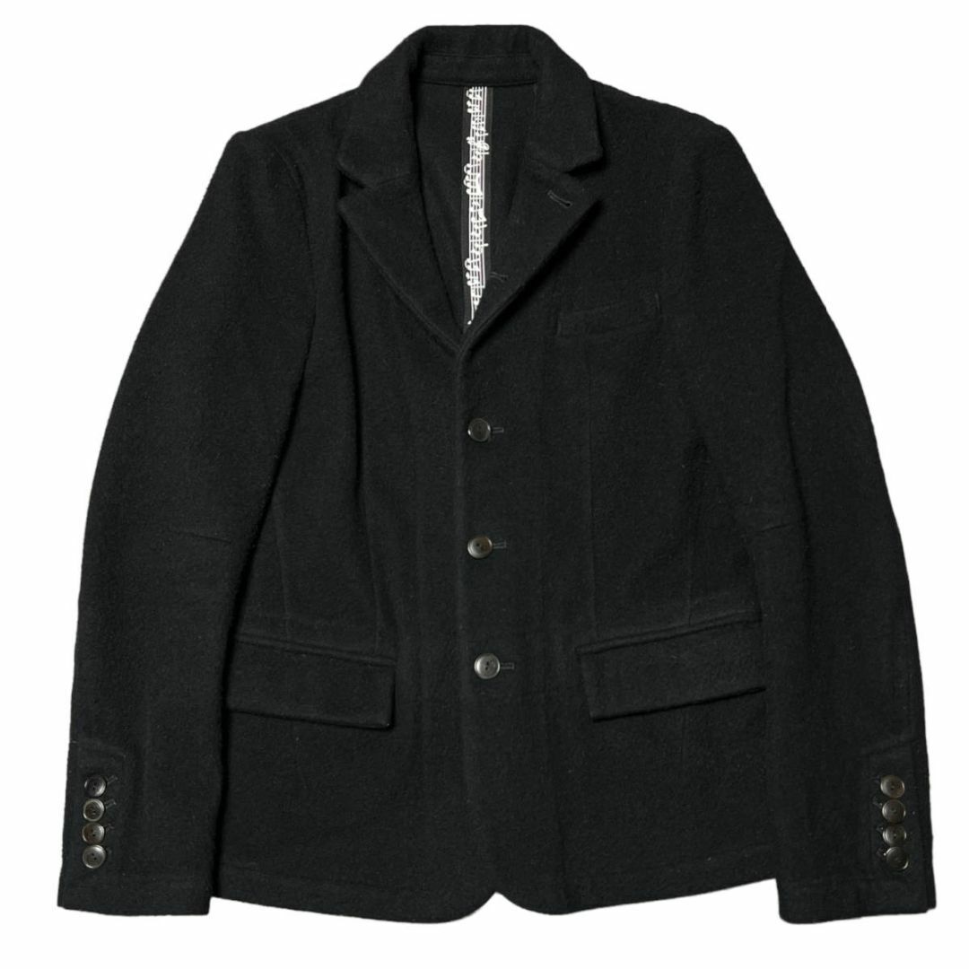 EE35)ナンバーナイン 07AW 音符 ウールジャケット size: 高評価な